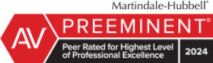 Martindale-Hubbell Preeminent badge 2024
