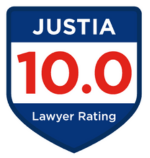 Justia 10.0 Lawyer Rating badge