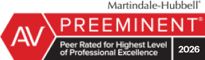 Martindale-Hubbell Preeminent badge 2024